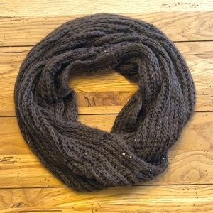 Used.  Knitted Infinity Fashion Scarf.